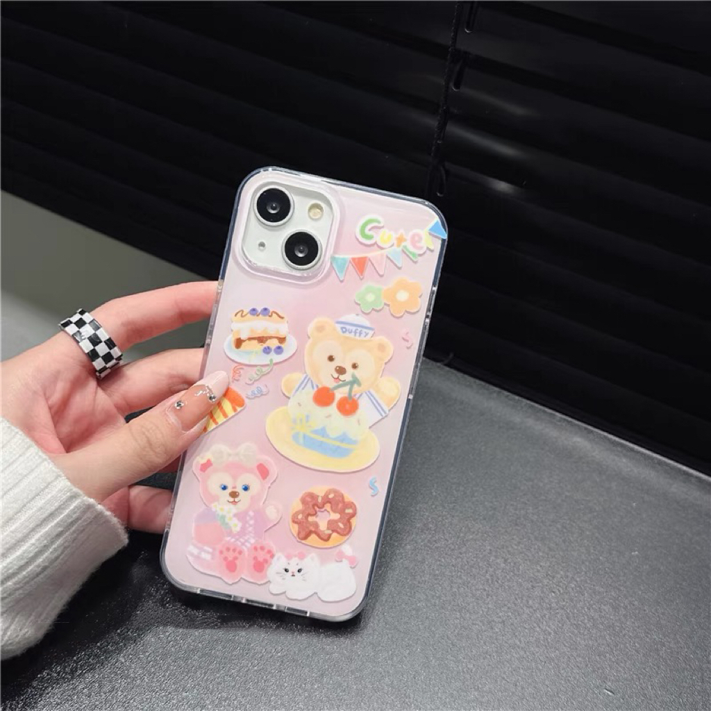 ส่งจากไทยใน24ชม-เคสไอโฟน-14-13-12-11-pro-max-เคส-iphone-11-น่ารัก-หมี-griptok-พกง่ายๆ-การป้องกันการตก-case