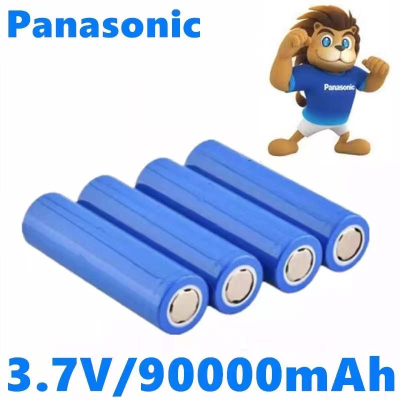 ถ่านชาร์จ-18650-3-7v-90000-mah-ไฟเต็ม-ราคาสุดคุ้ม-แบตเตอรี่ลิเธียมไอออนแบบชาร์จไฟได้-ราคาถูก-4-ก้อน-p