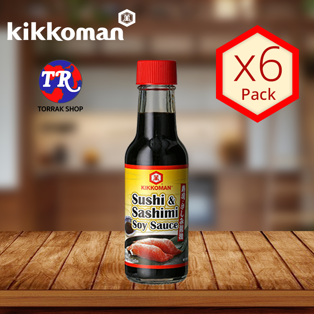 Kikkoman Sushi & Sashimi Soy Sauce 150ml ซอสถั่วเหลือง ซูชิ ซาชิมิ แพ็ค 6 ขวด Shopee Thailand