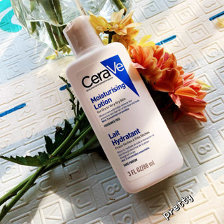 CeraVe Moisturising Lotion 88ml เซราวี โลชั่นบำรุงผิว เนื้อสัมผัสบางเบา สำหรับผิวธรรมดา ผิวมัน ผิวผสม.