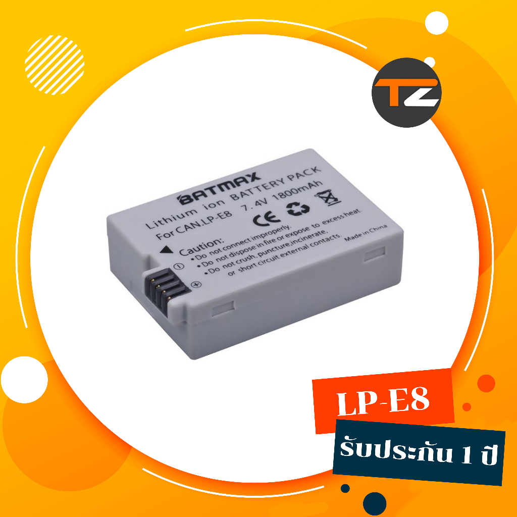 2x Akku Für Canon EOS 550D, 700D, 650D, 600D – 1140mAh, 7,4V, Li-Ion, Ersatz Für Canon LP-E8