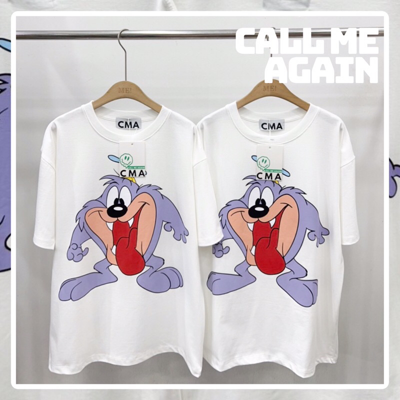 new-callme-white-color-เสื้อยืด-oversize-เก็บเงินปลายทาง