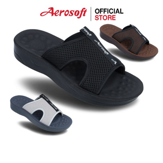 Aerosoft (แอโร่ซอฟ) Extra Soft รองเท้าแตะเพื่อสุขภาพแบบสวมผู้ชาย รุ่น AB4120
