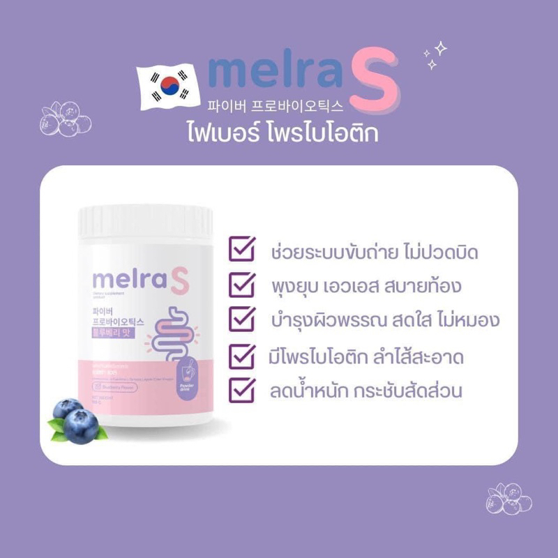 melras-ไฟเบอร์โพรไบโอติก