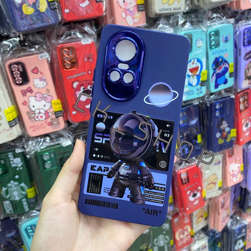 เคสกำมะหยี่การ์ตูน-สำหรับรุ่น-oppo-a58-4g-รูปตัวอย่าง-สินค้าพร้อมส่งในไทย