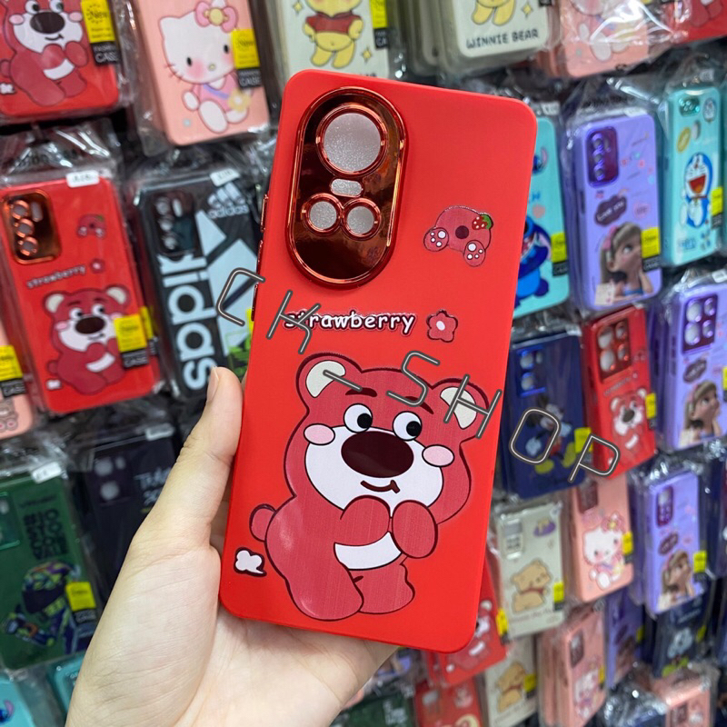 เคสกำมะหยี่การ์ตูน-สำหรับรุ่น-oppo-a58-4g-รูปตัวอย่าง-สินค้าพร้อมส่งในไทย