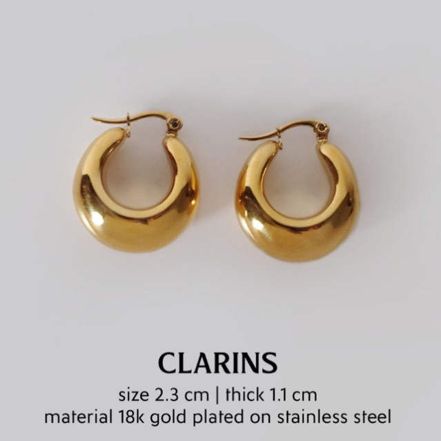 chic-appeal-clarins-chunky-hoop-earring-ต่างหูห่วง-2-3-cm