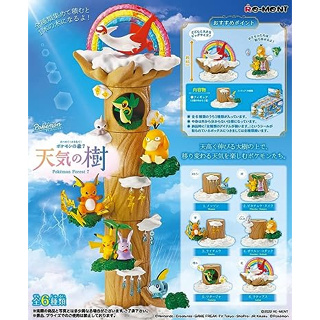 Re-Ment Pokemon Collect! Kasanete! Pokemon Forest 7 Weather Tree Box Product ทั้งหมด 6 ชนิด 6 ชิ้น