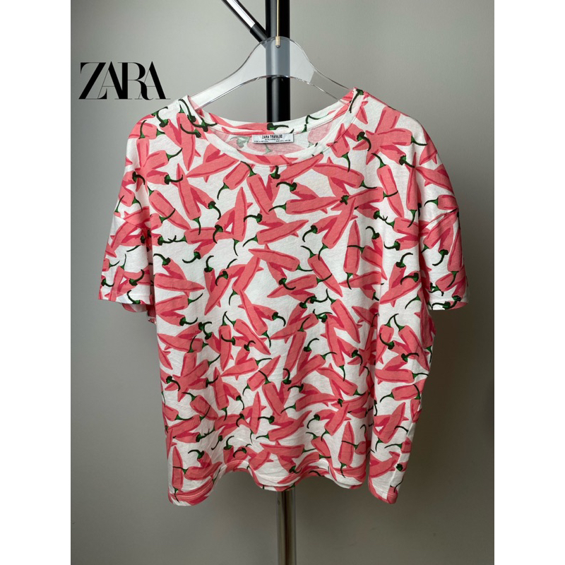 เสื้อยืด-zara-trafaluc-แท้-size-l