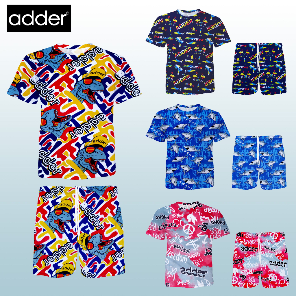adder-แอดเดอร์-ชุดเสื้อ-กางเกง-รุ่นจี๊ดจ๊าด-unisex-ผู้ชาย-ผู้หญิง