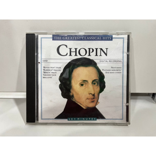 1 CD MUSIC ซีดีเพลงสากลTHE GREATEST CLASSICAL HITS FREDERIC CHOPIN (1810-1849)  STEREO GCH 2405(C6G67)
