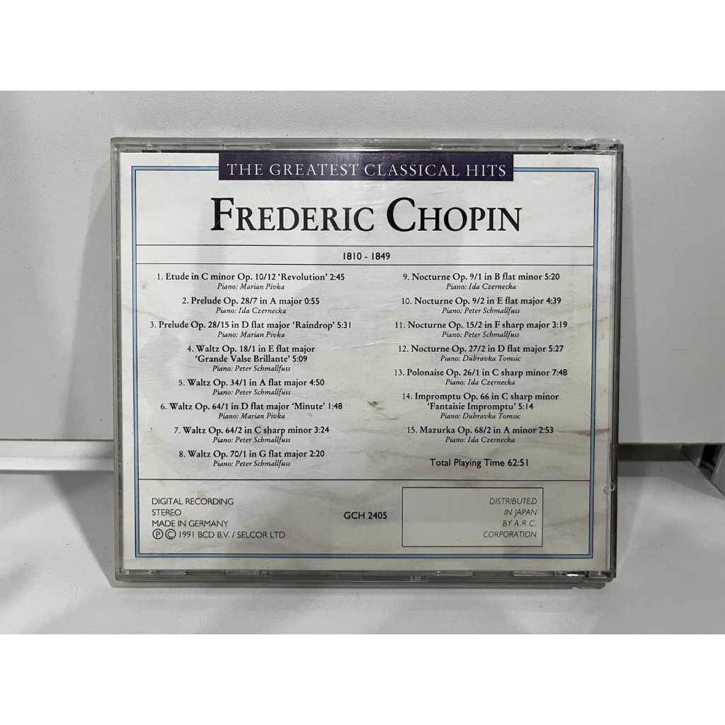 1-cd-music-ซีดีเพลงสากลthe-greatest-classical-hits-frederic-chopin-1810-1849-stereo-gch-2405-c6g67