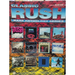 CLASSIC RUSH - BASS ANTHOLOGY SERIES BASS-TAB /029156667936