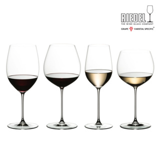 Riedel Veritas Tasting Set 4pcs แก้วไวน์ขาว แก้วไวน์แดง