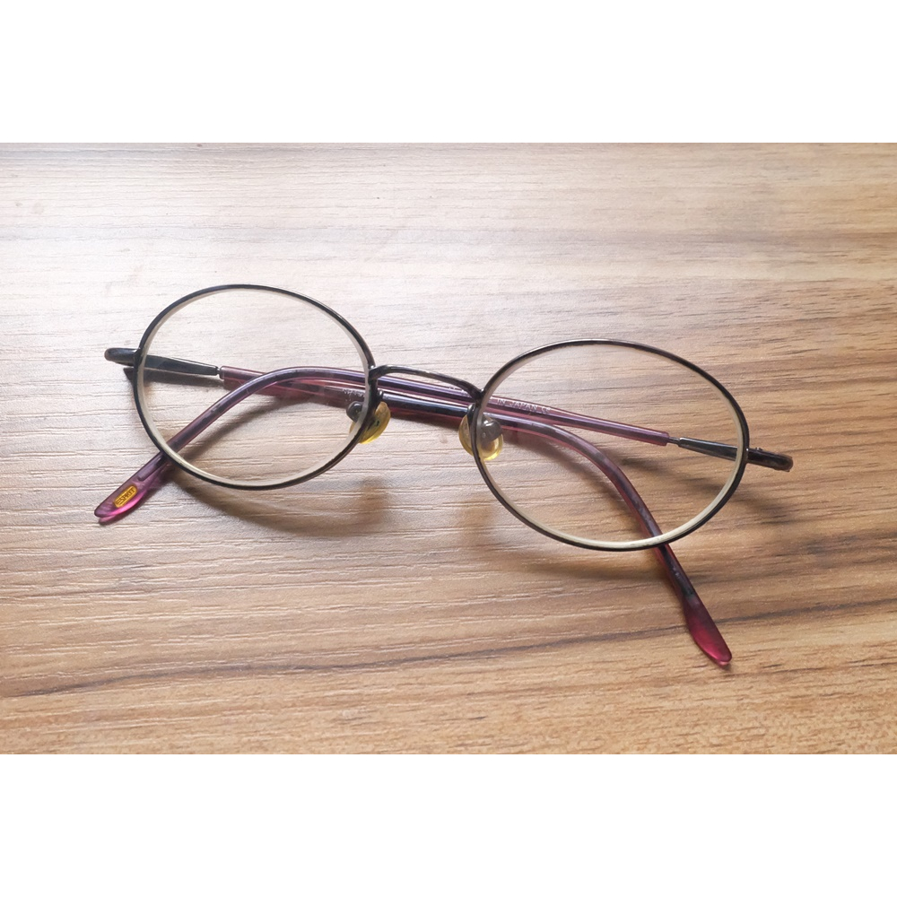 แว่น Esprit Lady Glasses Made in Japan Size 46/17 113mm สี Gunmetal ขา