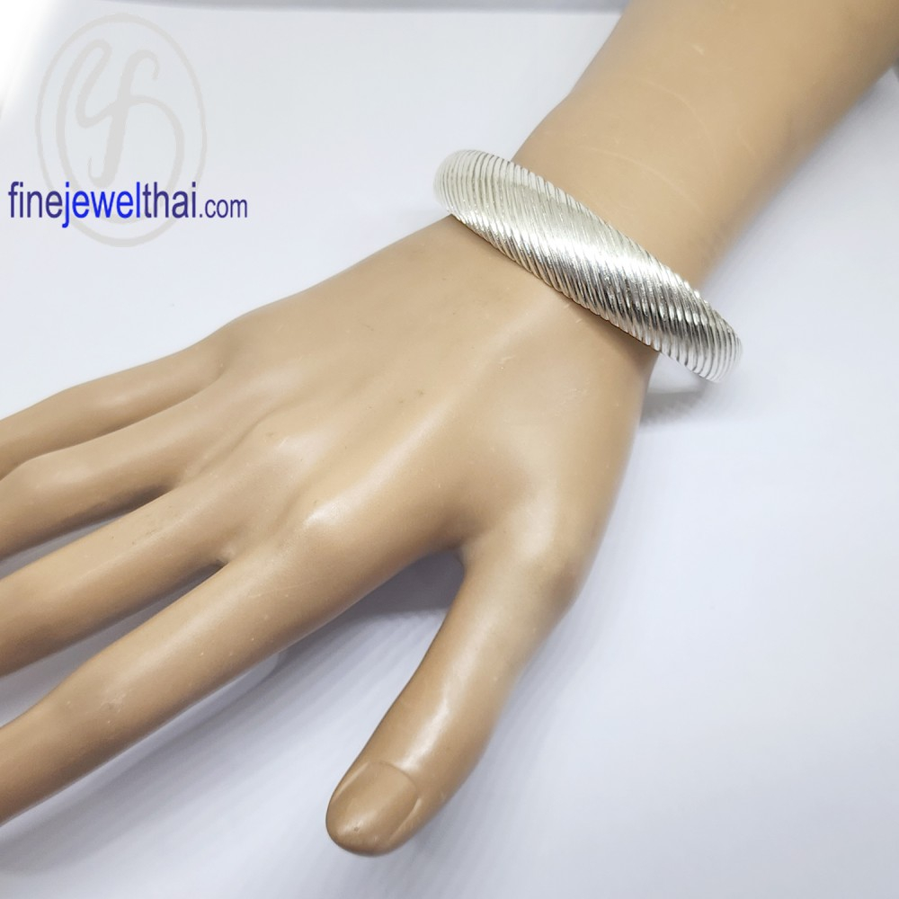 กำไล-กำไลเงินแท้-เงินแท้-silver-bangle-finejewelthai-g100900