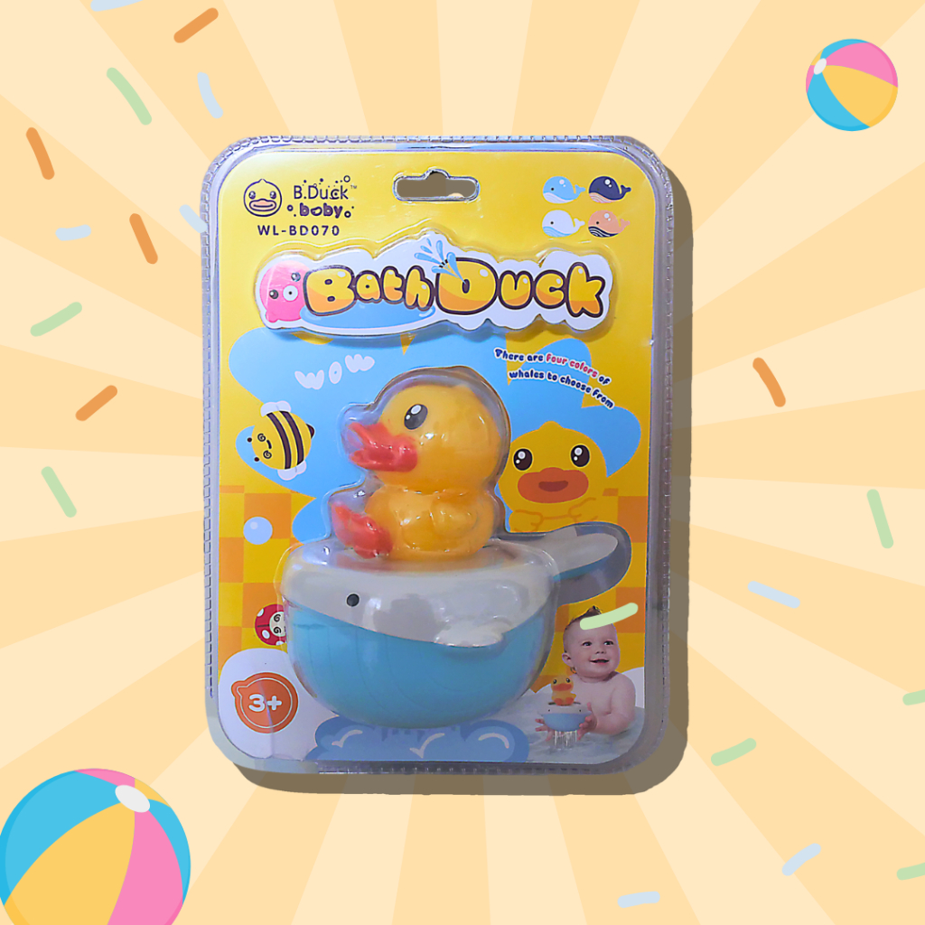 b-duck-ของเล่นลอยน้ำ-เป็ดน้อยอาบน้ำ-bath-toys-หลากหลายสี-wl-bd070-ของเล่นสำหรับเด็ก-แบรนด์bduck