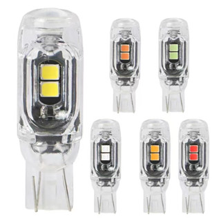 2022! LED (สว่างมาก) ไฟหรี่ ไฟส่องป้ายทะเบียน ไฟส่องแผนที่ T10 5SMD (ราคาต่อ1หลอด) (0399)