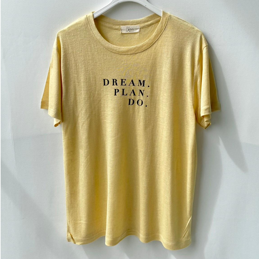 เสื้อคอกลม-ผ้าสลาฟ-สกรีนลาย-dream-dm5