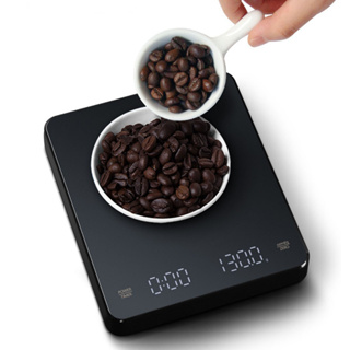 เครื่องชั่งกาแฟ เครื่องชั่งดิจิตอล ที่ตวงส่วนผสม Coffee Scale ความแม่นยำสูง พร้อมตัวจับเวลา หน้าจอ LED Aliz.selection