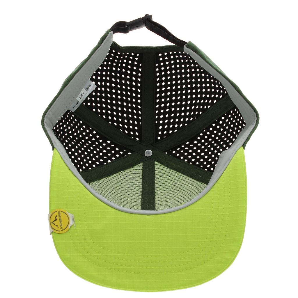 la-sportiva-traverse-trucker-cap-lime-punch-forest-หมวกออกกำลังกาย