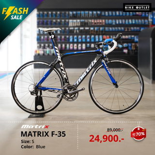 จักรยานเสือหมอบ MATRIX F-35 Carbon/Blue Size S [สินค้าตัวโชว์]