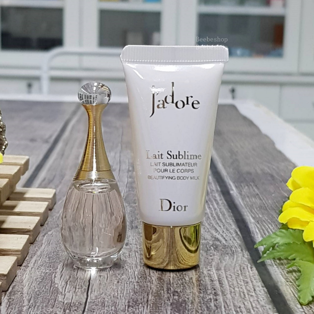 dior-jadore-edp-5ml-set-jadore-beautifying-body-milk-lotion-20ml-เซตน้ำหอม-ผู้หญิง-jadore
