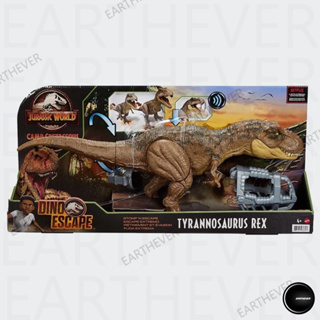 Mattel จูราสสิคเวิลด์ Jurassic World Stomp ‘N Escape Tyrannosaurus Rex Dinosaur GWD67 ของแท้