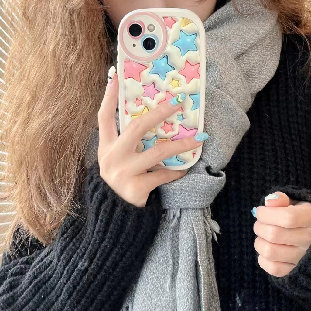 จัดส่งภายใน24ชม-เคส-for-iphone-11-14-pro-max-case-for-iphone-12-13-ป้องกันการตก-การป้องกัน-ดาว-เคสกันกระแทก