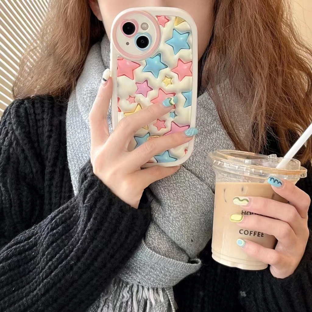 จัดส่งภายใน24ชม-เคส-for-iphone-11-14-pro-max-case-for-iphone-12-13-ป้องกันการตก-การป้องกัน-ดาว-เคสกันกระแทก