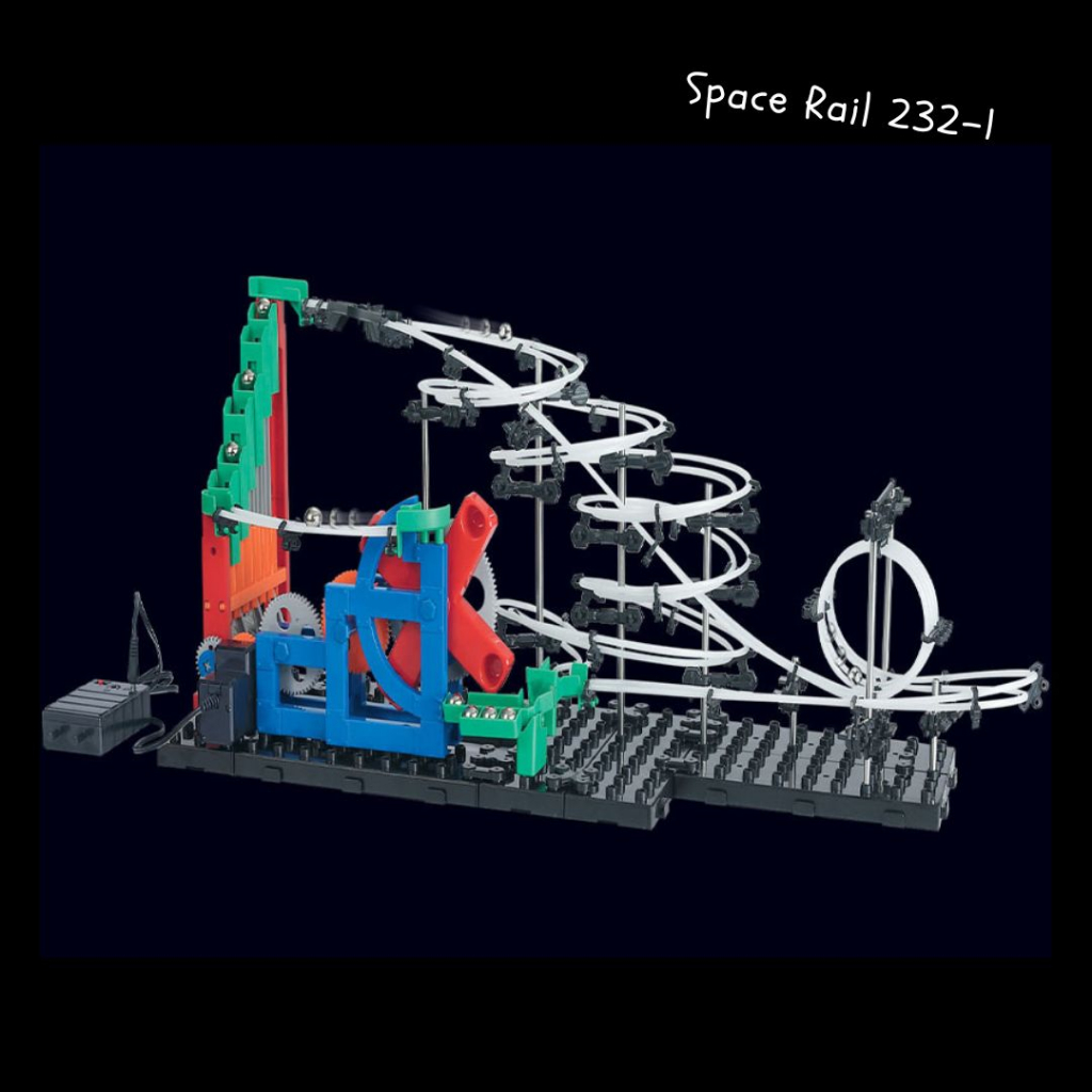 ของเล่นโมเดลตัวต่อ-spacerail-roller-coaster-รางลูกเหล็ก-รุ่น-232-1-3-รางลูกเหล็กสุดท้าทาย-ของสะสม