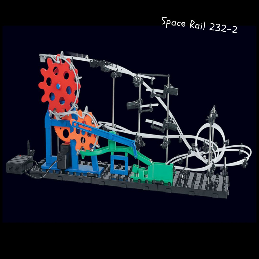 ของเล่นโมเดลตัวต่อ-spacerail-roller-coaster-รางลูกเหล็ก-รุ่น-232-1-3-รางลูกเหล็กสุดท้าทาย-ของสะสม