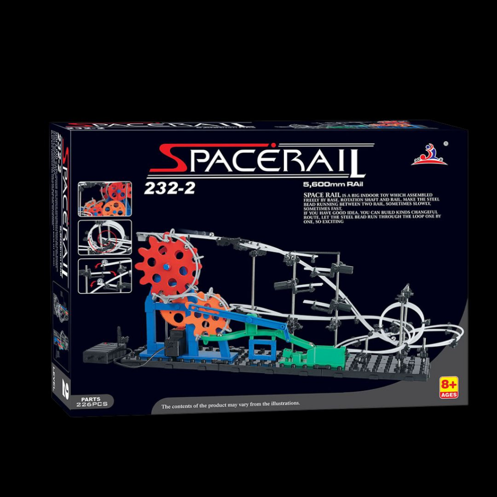 ของเล่นโมเดลตัวต่อ-spacerail-roller-coaster-รางลูกเหล็ก-รุ่น-232-1-3-รางลูกเหล็กสุดท้าทาย-ของสะสม