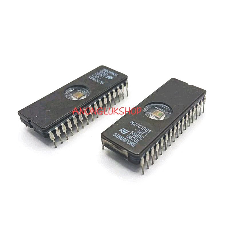 M27C1001-12F1 EPROM Chip 2 Stück - CDIP-32 Gehäuse Neuware