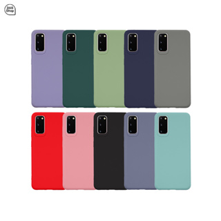 เคส Samsung Galaxy S20 SM-G980F/DS เคสซิลิโคนนิ่ม กันกล้อง สีพาสเทล TPU หนา
