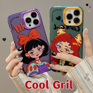 😍👉🏼NEW👈🏼😍เคสไอโฟน11 เคสกันกระแทก Case iPhone 14 13 12 Pro Max Cool gril เคส for iPhone 13