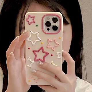 💕จัดส่งภายใน24ชั่วโม💕For iPhone 11 12 13 14 pro max case เคสไอโฟน 11 iphone 13 y2k ดาว เคสป้องกันการตก soft case