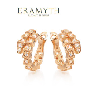 ✨Eramyth Jewelry✨ ต่างหูงู เงินแท้ 92.5 ฝังด้วยเพชรสวิสCZ EM-0069 สินค้ามาตรฐานส่งออก(พร้อมส่ง)