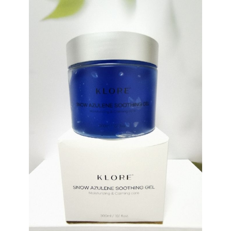 KLORE SNOW AZULENE SOOTHING GEL | Shopee Thailand