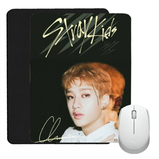 สั่งทำ แผ่นรองเมาส์ บังชาน Bang Chan สเตรย์คิดส์ Stray Kids K-pop นักร้องเกาหลี