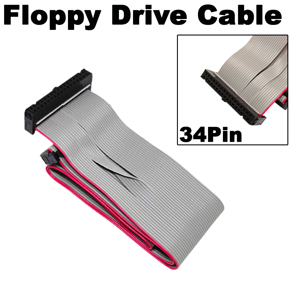 สายแพร-ฟลอปปี้ดิสก์ไดร์ฟ-34pin-simulated-floppy-drive-extension-cable-flat-ribbon-cable-45cm-fdd-cable