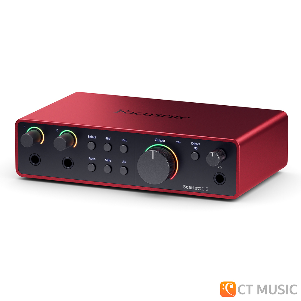 focusrite-scarlett-2i2-4th-gen-ออดิโอ-อินเตอร์เฟส