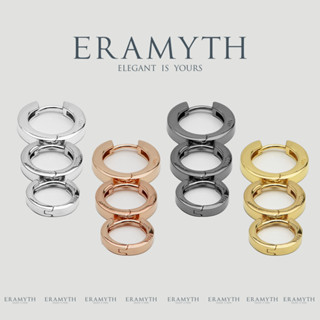 ✨Eramyth Jewelry✨ต่างหูห่วง ขนาด 11mm เงินแท้ 92.5 งานเงินเกลี้ยง EM-0035 (พร้อมส่ง)