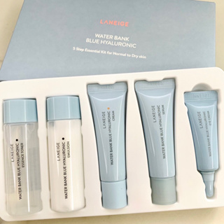 แท้💯%ฉลากไทย ลาเนจ   Laneige Water Bank Blue Hyaluronic 5 Step Essential Kit for Normal to Dry skin