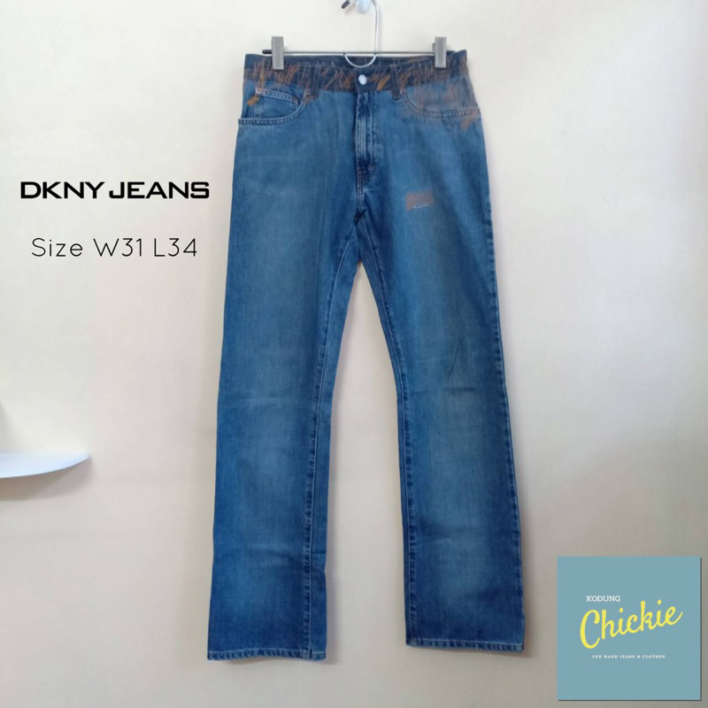 กางเกงยีนส์-dkny-jeans-size-31-ขายาว-มือสอง