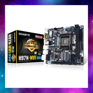 MAINBOARD (เมนบอร์ด) 1150 GIGABYTE H97N-WIFI (ITX) GEN4 ใช้งานปกติ