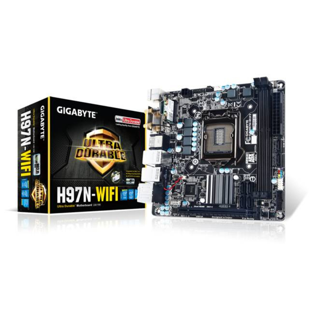 mainboard-เมนบอร์ด-1150-gigabyte-h97n-wifi-itx-gen4-ใช้งานปกติ