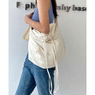 Arlalom ✿ Crossbody Bag Oversized |กระเป๋าผ้าสะพายข้าง เชือกรูด