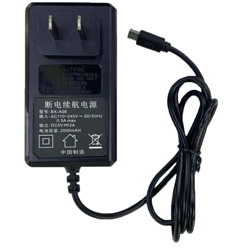 UPS Adapter 5V 2A Micro Power 2000mAH สำรองไฟกล้อง BX-A08 แหล่งจ่ายไฟ ...