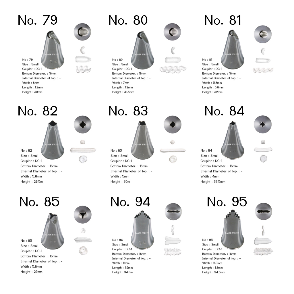 หัวบีบครีม-specialty-นำเข้าจากเกาหลี-คุณภาพดี-ไม่มีรอยต่อ